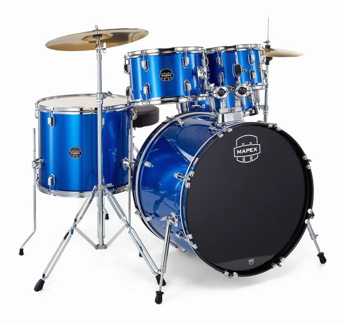 Mapex Comet Stage Indigo Blue #IB, vue de trois quarts, photo 3