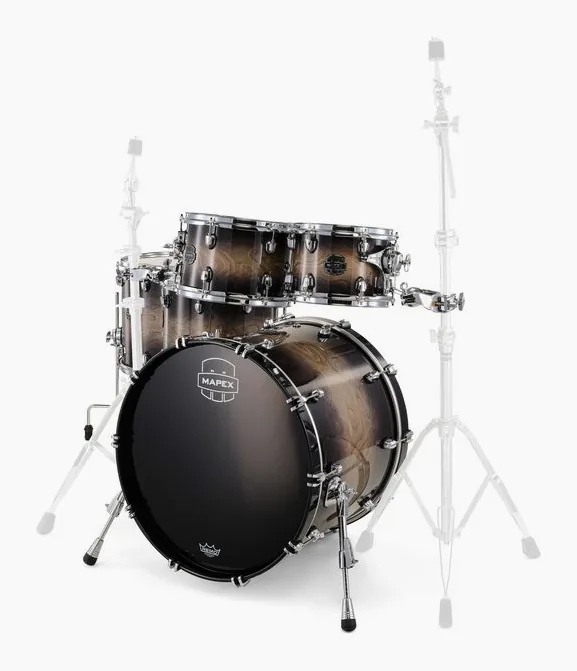 Mapex Saturn VI Stage+ Black Ink, vue de face