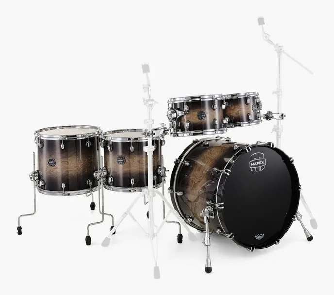 Mapex Saturn VI Stage+ Black Ink, vue de trois quarts, photo 3