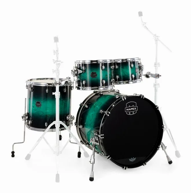 Mapex Saturn VI Stage Marine Teal, vue de face, photo 3