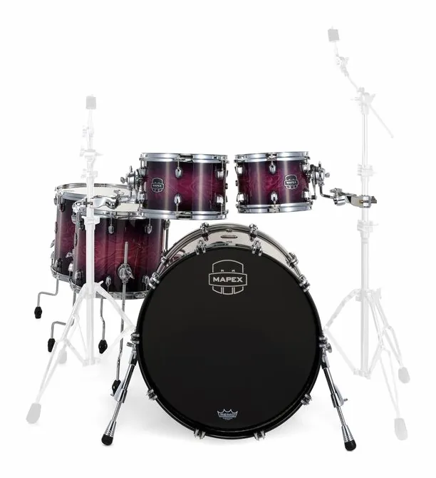 Mapex Saturn VI Stage+ Royal Purple, vue de profil, photo 2