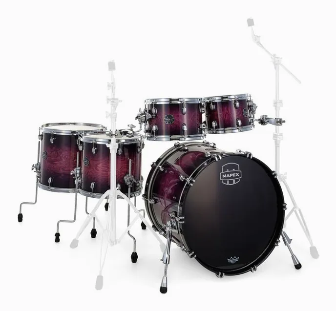 Mapex Saturn VI Stage+ Royal Purple, vue de face, photo 3