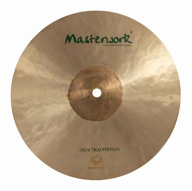Masterwork 10" Troy Traditional Splash, vue de près, de face