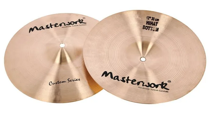 Masterwork 12" Custom Hi-Hat, vue de dessus, photo 3