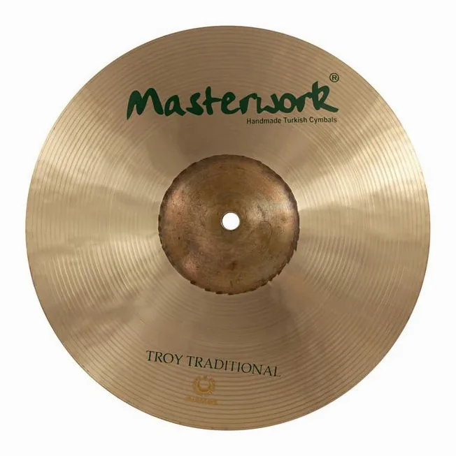 Masterwork 12" Troy Traditional Hi-Hat, de face sur fond neutre
