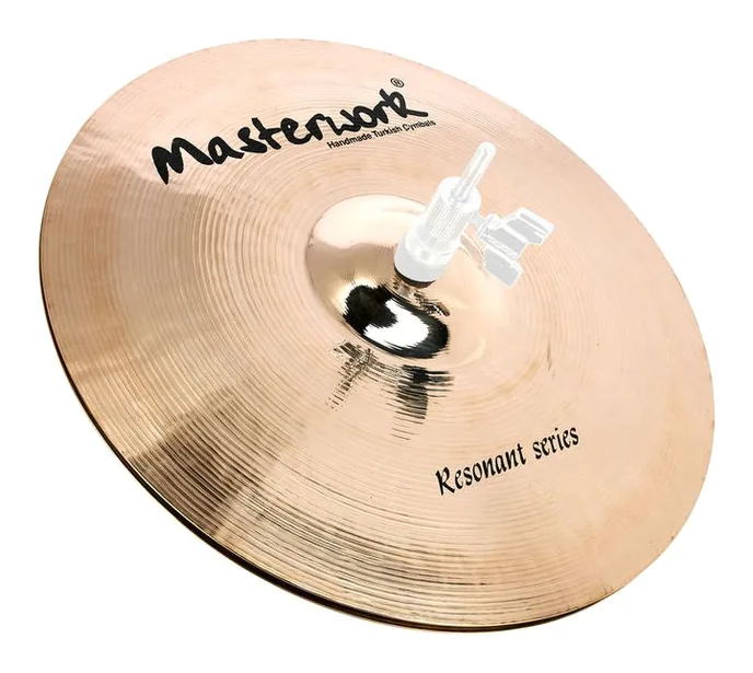 Masterwork 13" Resonant Hi-Hat, de face sur fond neutre