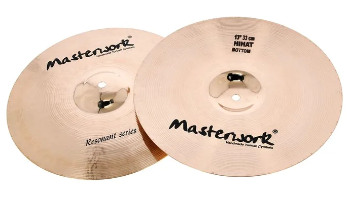 Masterwork 13" Resonant Hi-Hat, sur fond neutre, photo 3