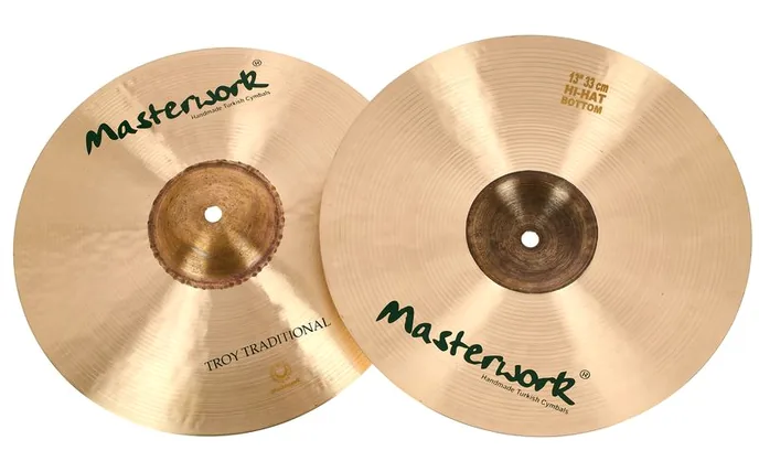 Masterwork 13" Troy Traditional Hi-Hat, vue de dessus, photo 3