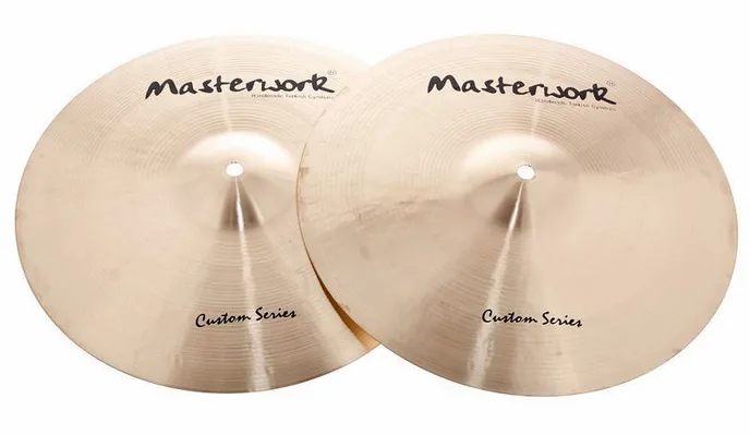 Masterwork 14" Custom Hi-Hat, vue de trois quarts, photo 2