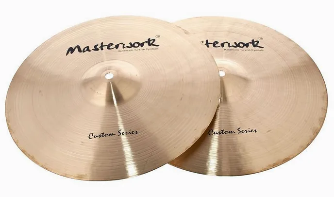 Masterwork 14" Custom Rock Hi-Hat, vue de dessus, photo 2