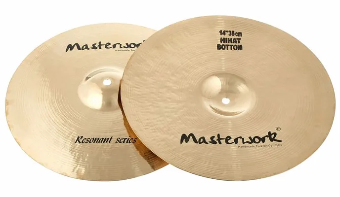 Masterwork 14" Resonant Hi-Hat, vue de trois quarts, photo 3