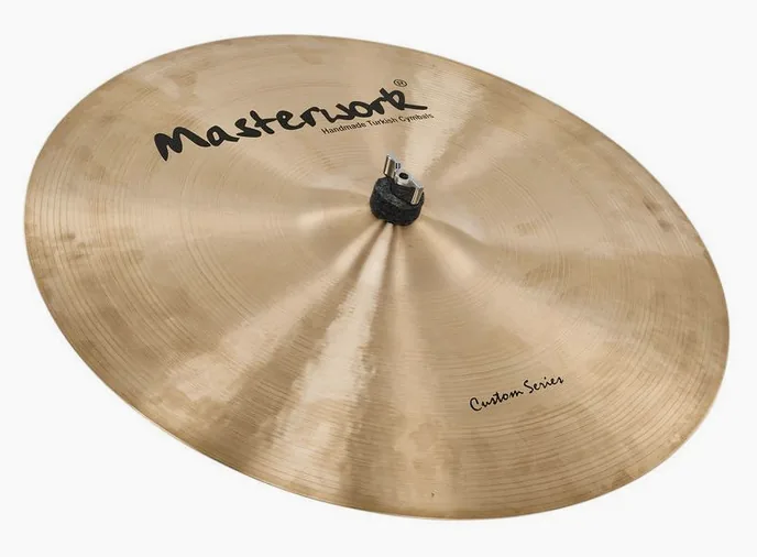 Masterwork 20" Custom Rock Ride, vue de près, de face