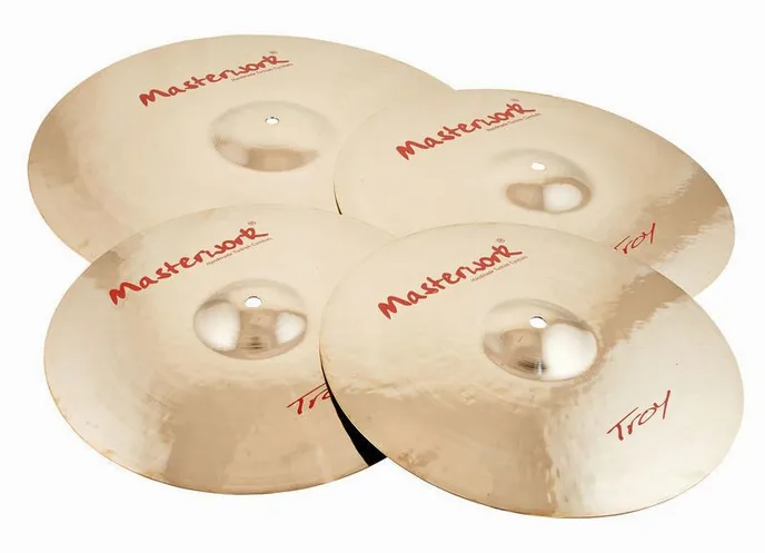 Masterwork Troy Cymbal Set, sur fond neutre