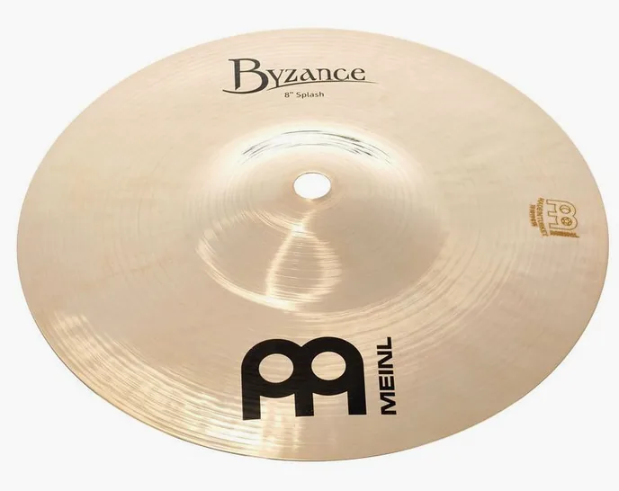 Meinl 08" Byzance Splash Brilliant, vue de face, photo 2