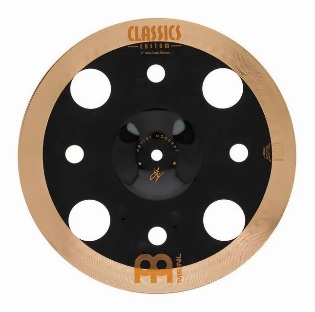 Meinl 10"/12" L. Holland Baby Stack, vue de trois quarts, photo 4