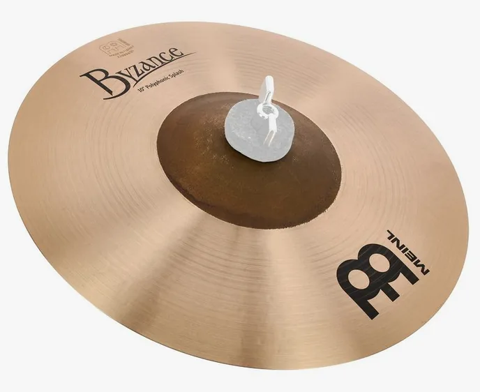 Meinl 10" Byzance Polyphonic Splash, vue de près, de face