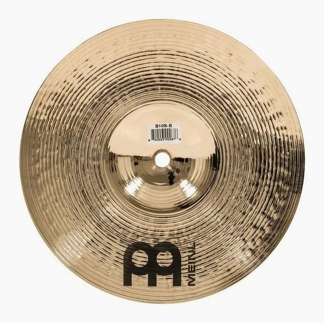 Meinl 10" Byzance Splash Brilliant, vue de trois quarts, photo 3