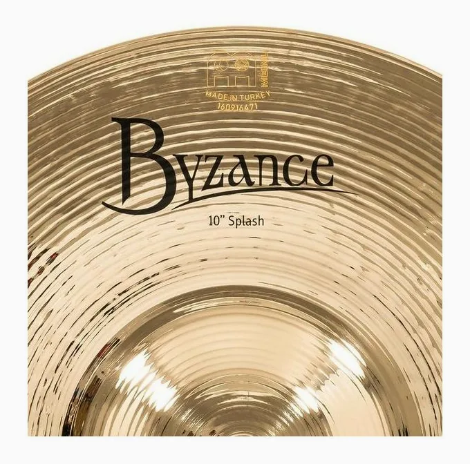 Meinl 10" Byzance Splash Brilliant, sur fond neutre, photo 4