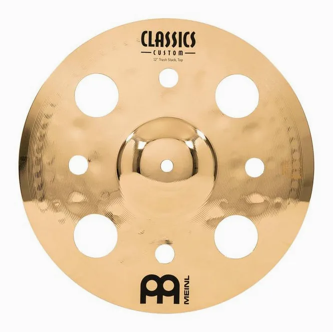 Meinl 12" Classic Custom Trash Stack, vue de dessus, photo 3