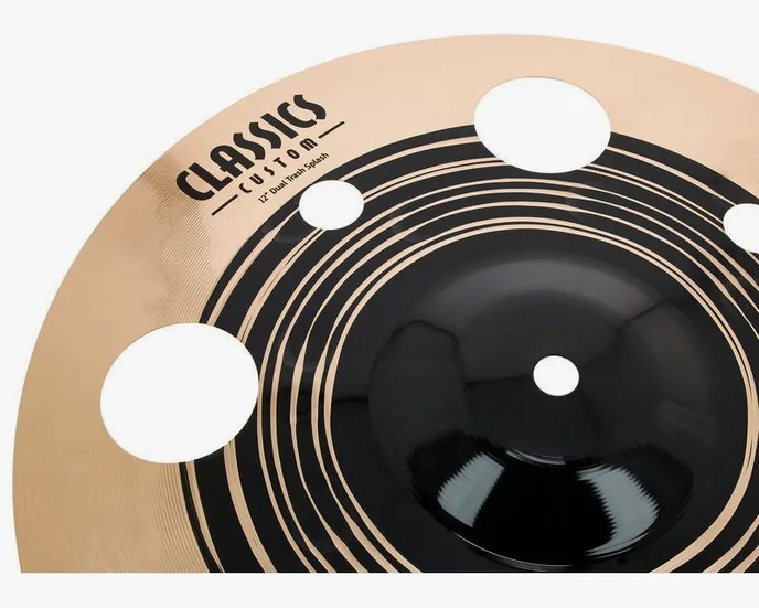 Meinl 12" Classics C. Dual Trash Sp., vue de près, photo 4