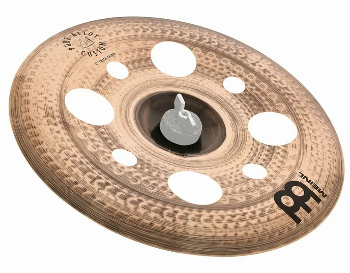 Meinl 12" Pure Alloy Cust. Trash Ch., sur fond neutre