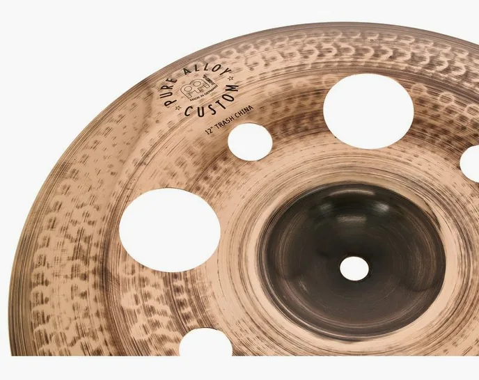 Meinl 12" Pure Alloy Cust. Trash Ch., sur fond neutre, photo 4