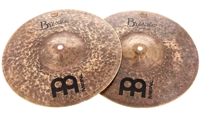 Meinl 13" Byzance Dark Hi-Hat, vue de dessus, photo 2