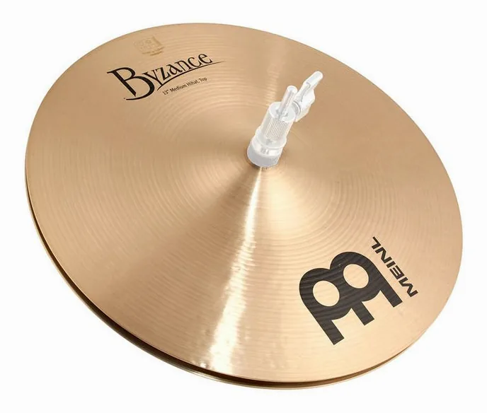 Meinl 13" Byzance Hi-Hat Medium, sur fond neutre