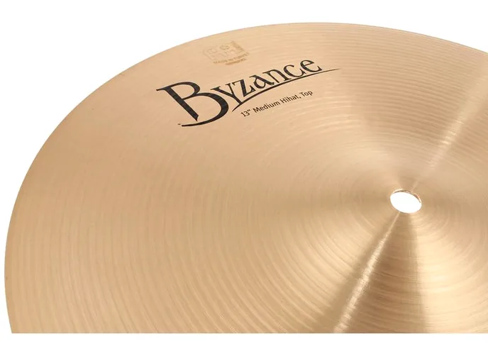 Meinl 13" Byzance Hi-Hat Medium, vue de face, photo 4