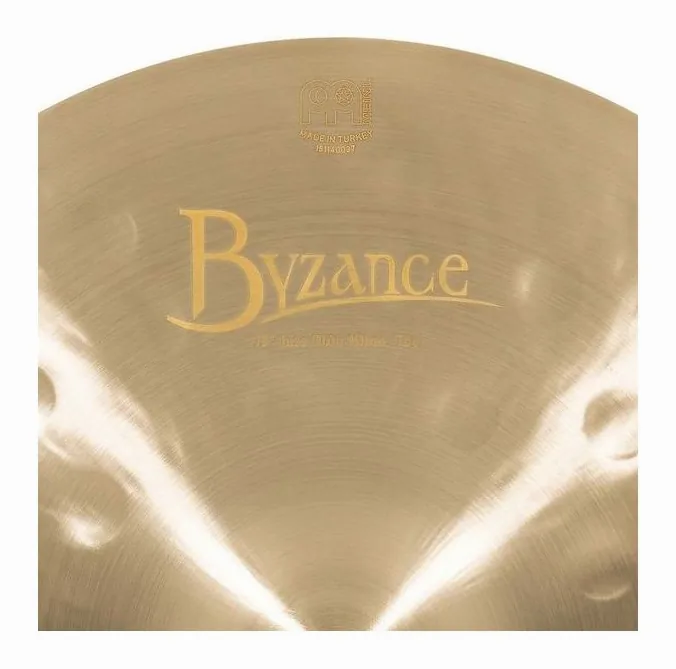 Meinl 13" Byzance Jazz Thin Hi-Hat, vue de profil, photo 4