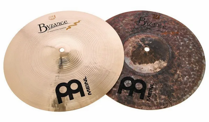 Meinl 13" Byzance Serpents Hi-Hat, vue de dessus, photo 2