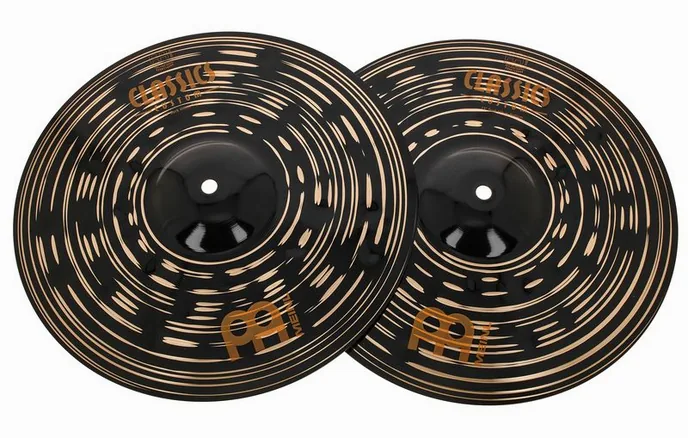 Meinl 13" Classics Custom Dark HH, vue de trois quarts, photo 2