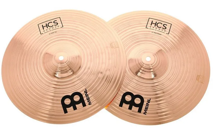 Meinl 13" HCS Bronze Hi-Hat, vue de face, photo 2
