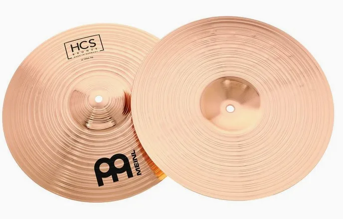 Meinl 13" HCS Bronze Hi-Hat, vue de dessus, photo 3