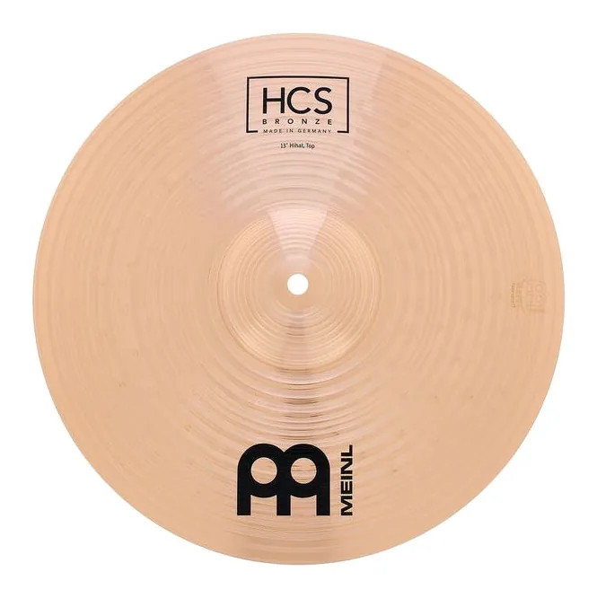 Meinl 13" HCS Bronze Hi-Hat, vue de profil, photo 4