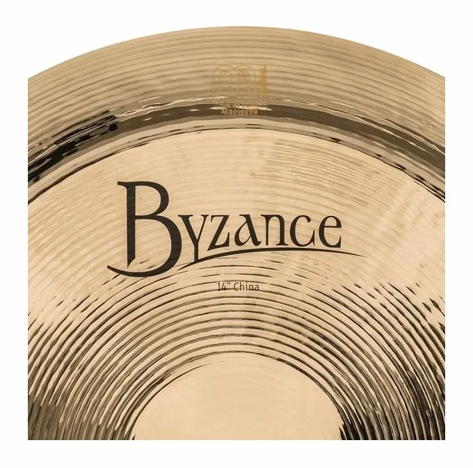 Meinl 14" Byzance China Brilliant, vue de profil, photo 4