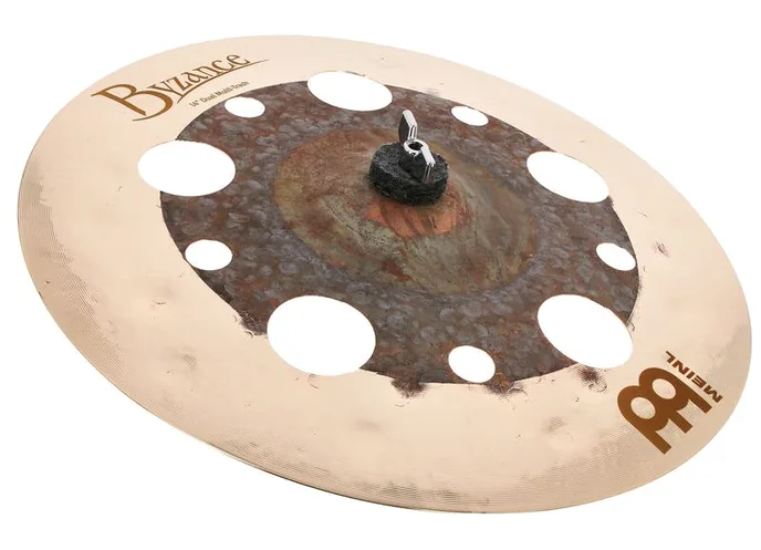 Meinl 14" Byzance Dual Multi-Trash, sur fond neutre