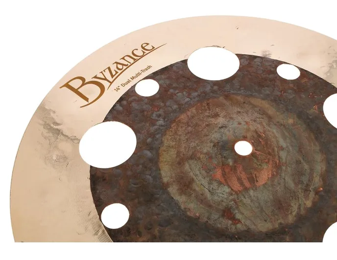 Meinl 14" Byzance Dual Multi-Trash, vue de près, photo 3