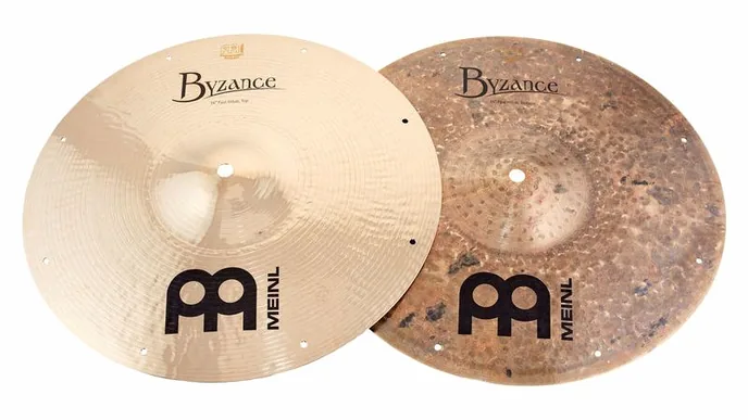 Meinl 14" Byzance Fast Hi-Hat, vue de face, photo 2