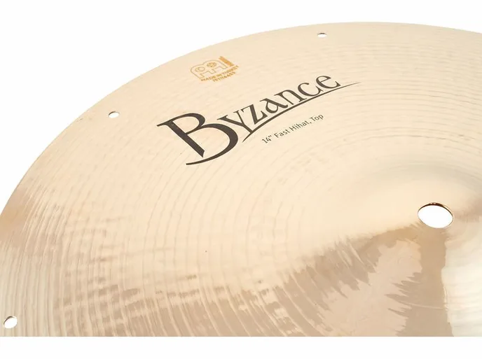 Meinl 14" Byzance Fast Hi-Hat, vue de près, photo 4