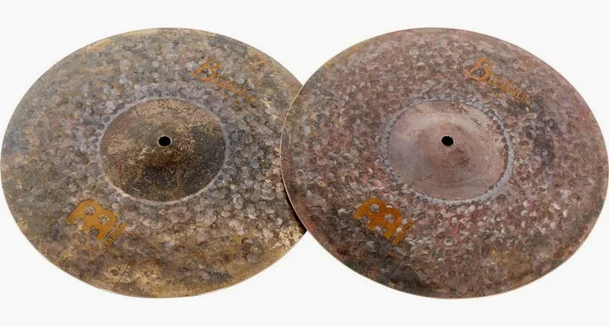 Meinl 14" Byzance Hi-Hat Extra Dry, vue de près, de face