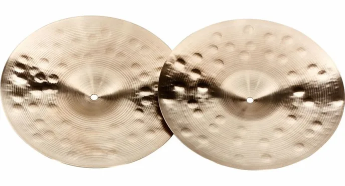 Meinl 14" Byzance Hi-Hat Extra Dry, sur fond neutre, photo 2