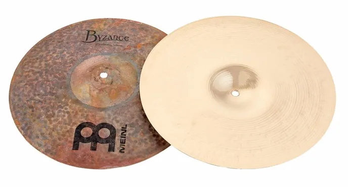 Meinl 14" Byzance Serpents Hi-Hat, vue de dessus, photo 3