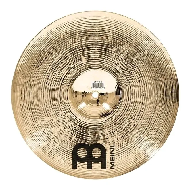 Meinl 14" Byzance Thin Crash Brill., vue de profil, photo 3