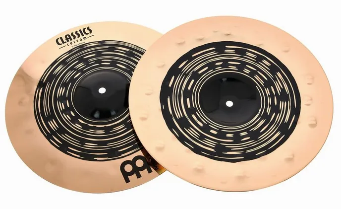 Meinl 14" Classics Cust. Dual Hi-Hat, vue de dessus, photo 3