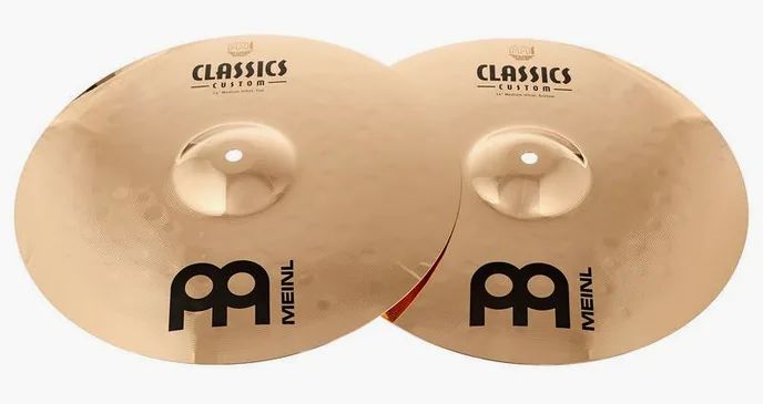 Meinl 14" Classics Custom Hi-Hat Me., vue de près, photo 2