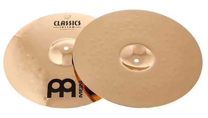 Meinl 14" Classics Custom Hi-Hat Me., vue de dessus, photo 3