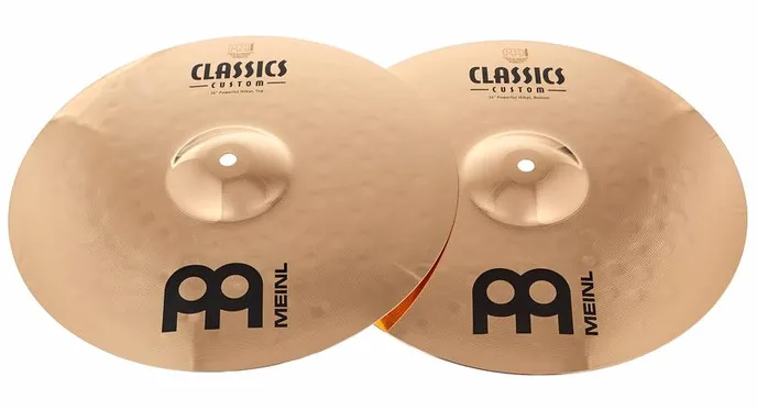 Meinl 14" Classics Custom Hi-Hat Po., vue de près, photo 2
