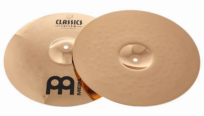 Meinl 14" Classics Custom Hi-Hat Po., vue de face, photo 3