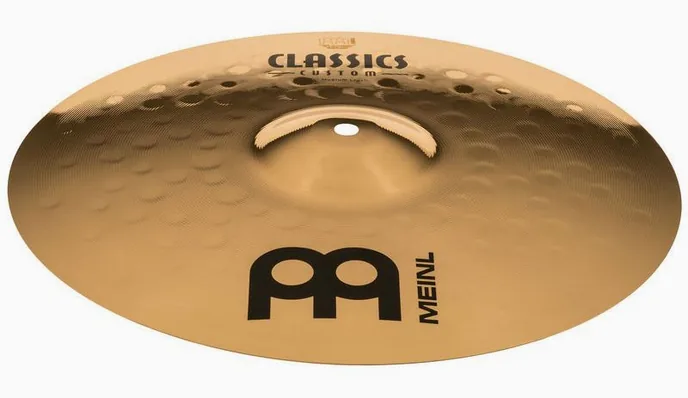 Meinl 14" Classics Custom Med. Crash, vue de près, de face